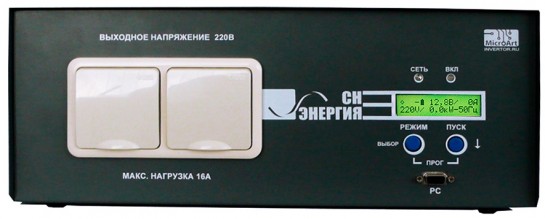 Стабилизатор напряжения СН-LCD "Энергия" 12кВт
